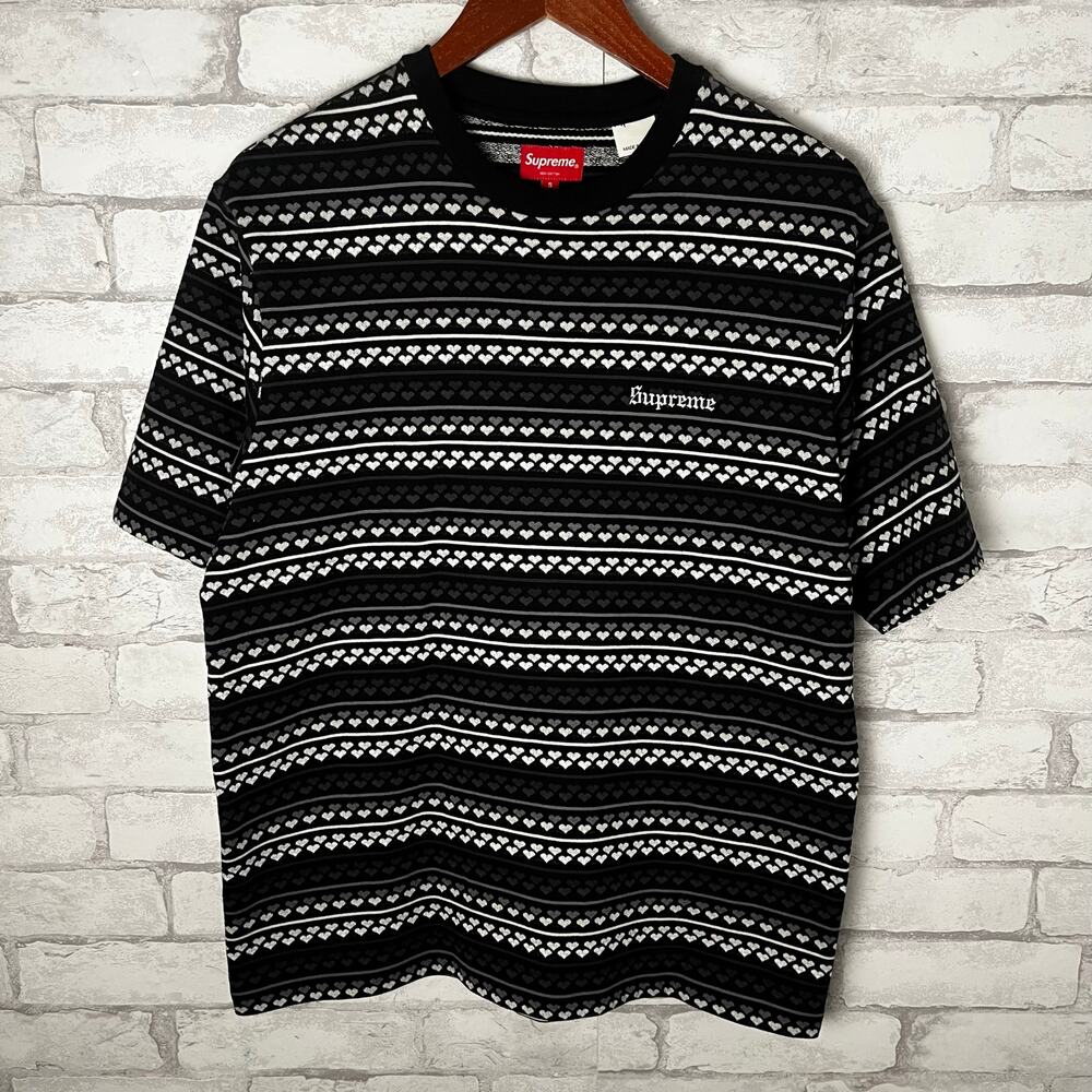 Supreme Hearts Jacquard S/S Top